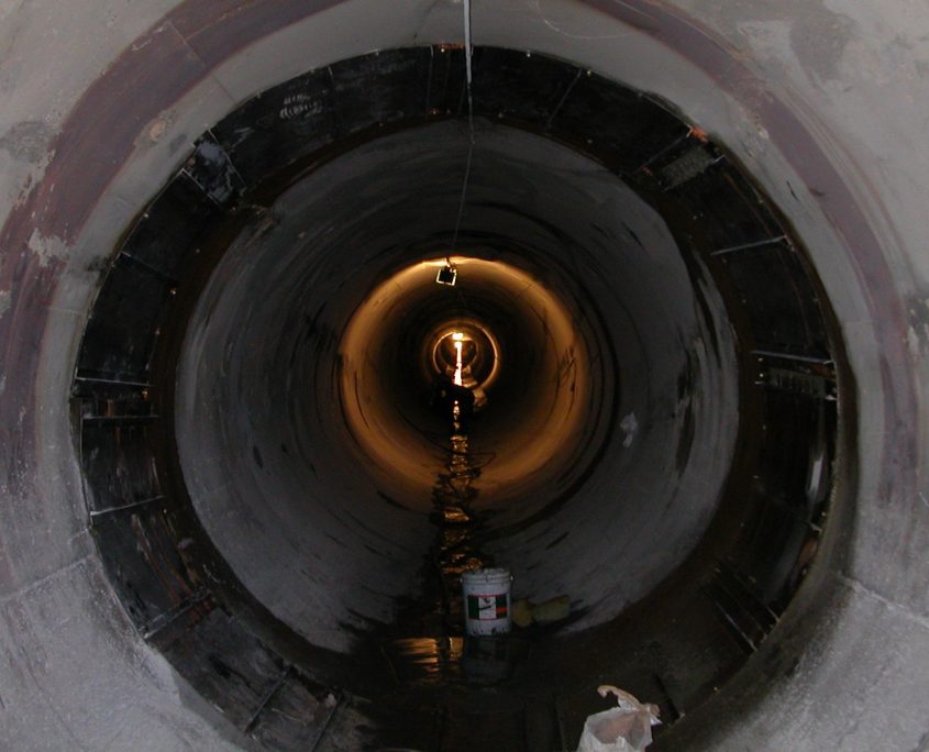 reparacion tunel presa